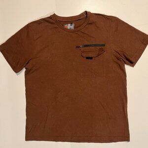 Earthy Brown Cotton Jersey Shirt